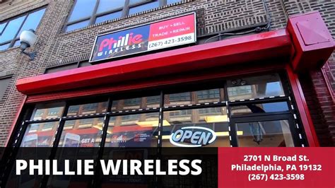 Philly wireless broad and lehigh. 2701 N Broad St. Philadelphia, PA 19132. Open until 7:00 PM. Hours. Sun 10:00 AM - 7:00 PM. Mon 10:00 AM - 7:00 PM. Tue 10:00 AM - 7:00 PM. Wed 10:00 AM - 7:00 PM. Thu 9:00 AM - 7:00 PM. Fri 9:00 AM - 7:00 PM. Sat 9:00 AM - 7:00 PM. (267) 423-3598. http://www.myphilliewireless.com. We Sell trade repair and unlock all devices. 