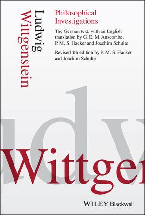 Philosophical Investigations, 4th Edition Wiley