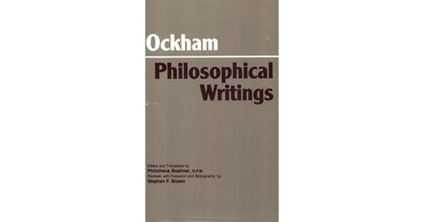 Download Philosophical Writings By William Of Ockham