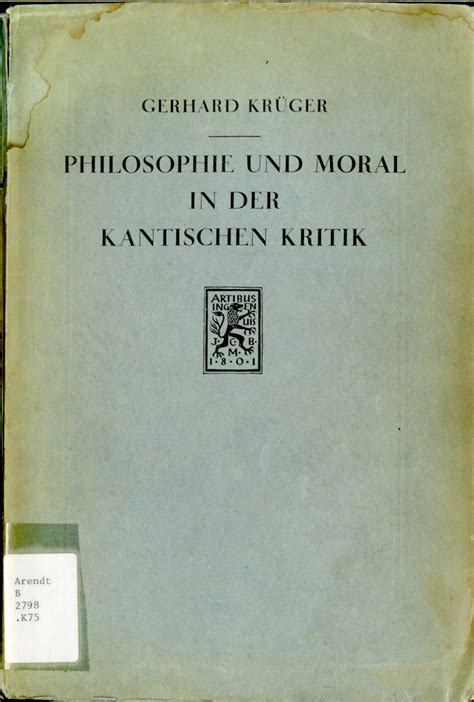 Philosophie und moral in der kantischen kritik. - Birman cats barrons complete pet owners manuals.