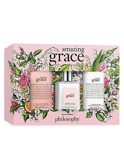 Philosophy Amazing Grace 3-Piece Fragrance Set - Saks Fifth …