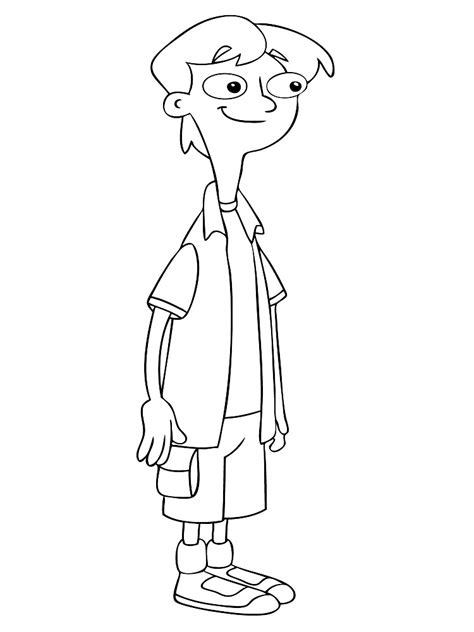 Phineas and ferb boyama