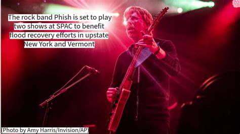 Phish playing SPAC to help flood recovery efforts