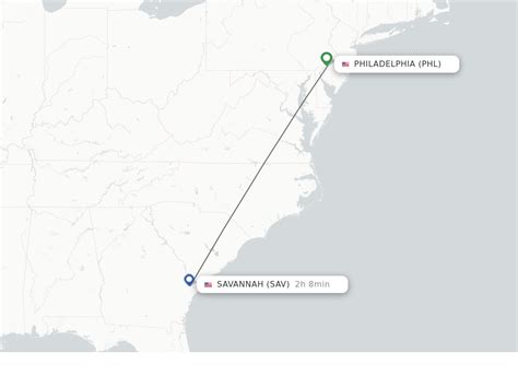 Book one-way or return flights from Philadelphia to Savannah wi