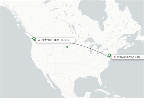  Flights from Philadelphia (PHL) to Seattle (