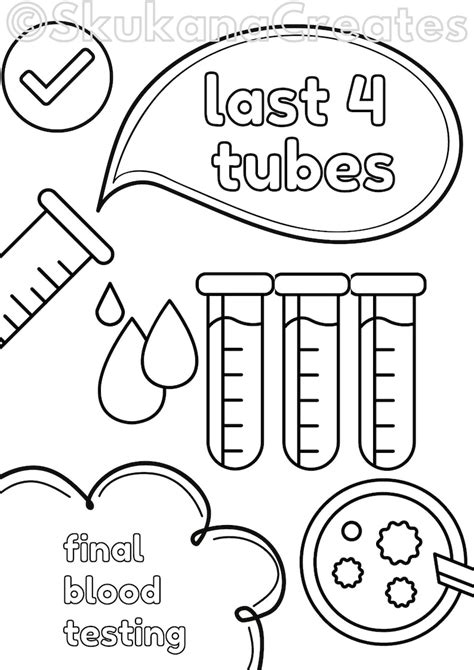 Phlebotomy Pages Coloring Pages