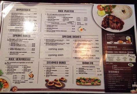 Pho Company Noodle House - DeLand, FL Restaurant Menu