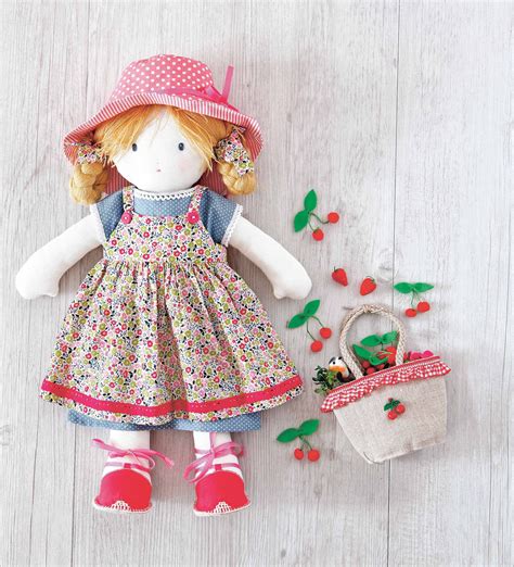 Phoebe Rag Doll with Wardrobe PDF Sewing Pattern