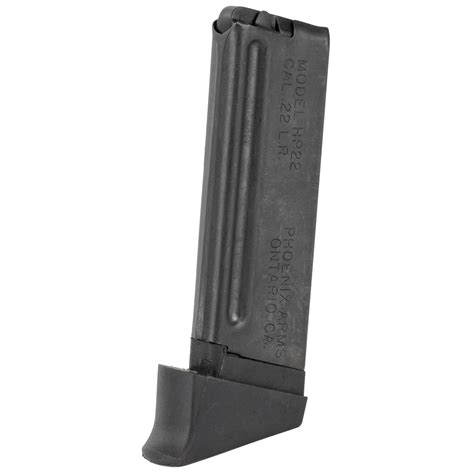 Phoenix arms 22lr extended magazine. Phoenix Arms: HP22/HP22A 22 LR 12-Round Magazine for sale at Sportsman's Outdoor Superstore. ... .22 LR Extended Magazine. Part #260. Product Specifications. Manufacturer: Phoenix Arms; ... Customer Reviews. Write a review (1 out of 5) Phoenix Arms HP22/HP22A 22 LR 12-Round Magazine. by Chuck from Titusville, FL on August … 