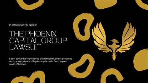 Phoenix capital group lawsuit. Things To Know About Phoenix capital group lawsuit. 