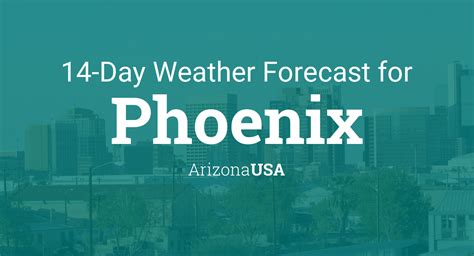 Sep 29, 2023 · Phoenix, AZ Weather - 14-day Forecast from Theweather.net. Weather data including temperature, wind speed, humidity, snow, pressure, etc. for Phoenix, Arizona . 