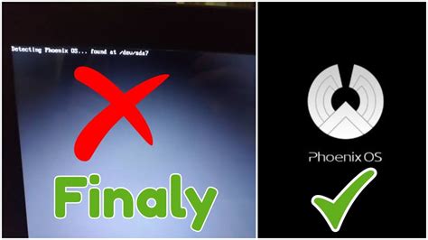 Phoenix os fix.  Fix black screen after boot phoenixosStuck on boot in terminal fixbe...