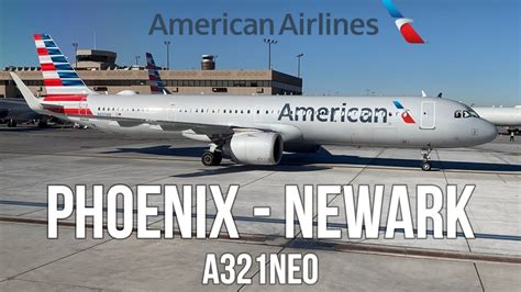 Phoenix to newark. Sat 22:41 Sky Harbor, Phoenix (PHX) 4 05:15 Newark Liberty, New York (EWR) A American Airlines AA 2669 Non-stop Airbus A321 (321) 4:34 Operates only on 2023-11-04 The flight arrives 1 day after departure. Daily 22:55 Sky Harbor, Phoenix (PHX) 4 06:45 Newark Liberty, New York (EWR) A 