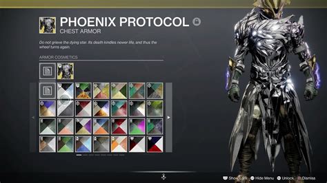 Get all royalty-free images. Phoenixfall - Phoenix Protocol Ornament - Destiny 2, Ok I think this is the best looking exotic in the game. I thought the Cuirass one for titans was good but this one beats it imo!. Should You Buy The New Phoenixfall Ornament? Phoenix Protocol Exotic Ornament Review - D2 Phoenix Protocol Ornament. 