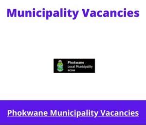 Phokwane Local Municipality Vacancies Apply Online @phokwane.gov.za