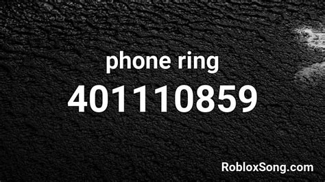 Phone Ringing Roblox ID