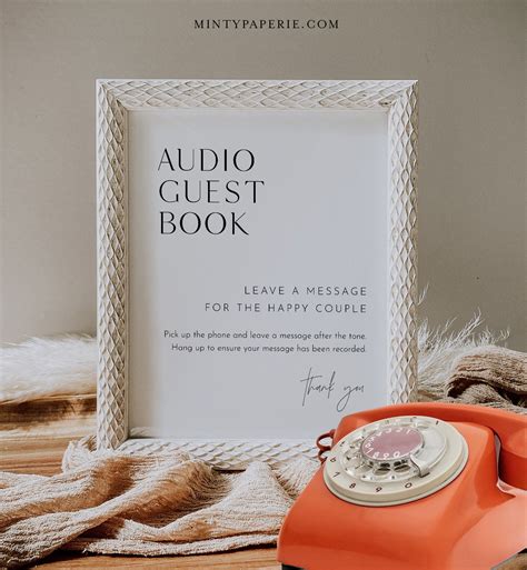 Phone guest book. 【Nostalgic Vintage Design】: The Audio Guest Book Phone exudes a charming vintage style that adds a nostalgic touch to any gathering. Its classic design and functional features make it a truly unique addition to events and parties. Crafted with high-quality materials, this phone ensures durability and longevity, while its … 