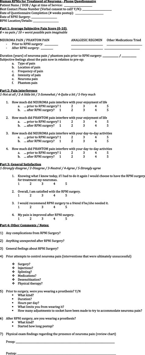 Phone interview questionnaire. Download Scientific Diagram