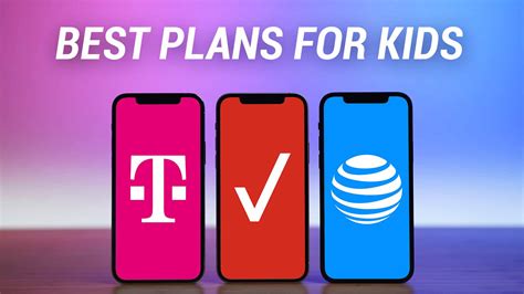 Phone plans for kids. Prepaid plans are great for teens and kids, as parents can control the amount of data that is loaded onto the phone. For prepaid cell phone plans, monthly plans start around $10 a month, and go up to top-tier unlimited plans. Cricket Wireless, Boost Mobile, and Tello are popular prepaid brands with competitive pricing. 