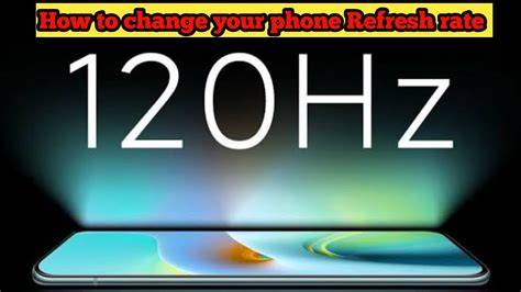 Phone refresh rate test.  I noticed that apps such as YouTube and Camera run...