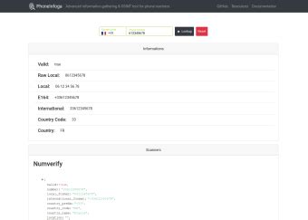 Phoneinfoga online free.  By default, Getting started Here is the documentation for C...