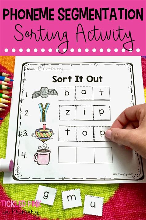 Phoneme Segmenting Printables Phonemes Segmentation Phoneme Segmentation