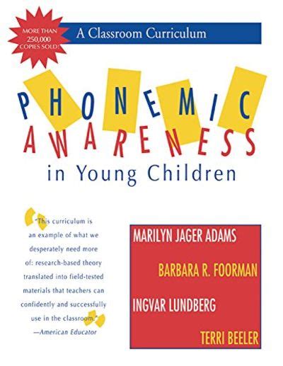 Full Download Phonemic Awareness In Young Children A Classroom Curriculum By Marilyn Jager Adams