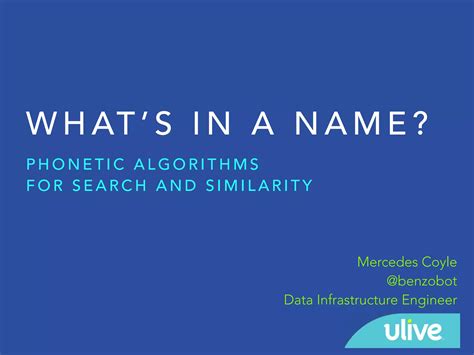 Phonetic search algorithms in