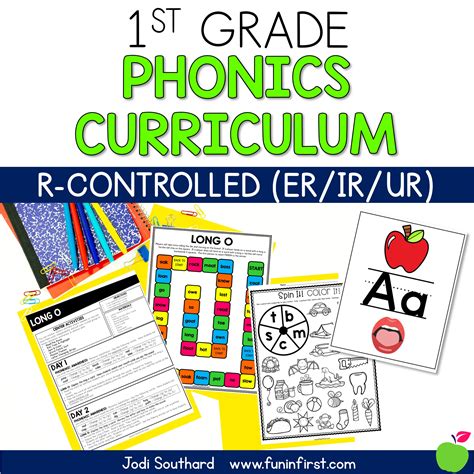 Phonics Curriculum RControlled er/ir/ur Fun in First