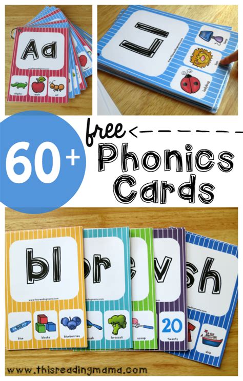 Phonics Flashcards Free Printable Pdf Learning How to Read