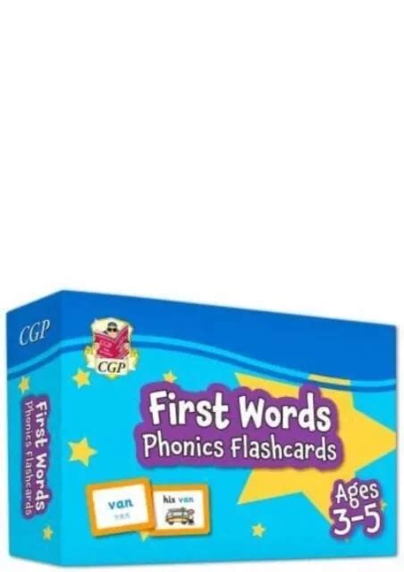 Phonics Flashcards for Ages 3-5 CGP Books