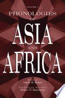 Phonologies of Asia and Africa: - Google Books