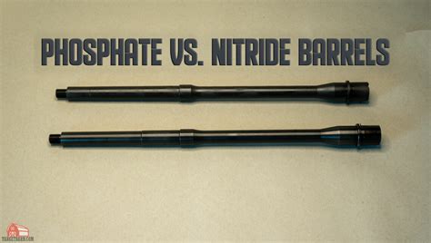 Phosphate vs nitride. I’ve read that the nitriding process heats the metal to over 1000 deg F. Although it hardens the metal surface very well with the chemical process, the heat could cause problems with metal’s tempering. They were saying that the military prefers phosphate and that might be a reason. 