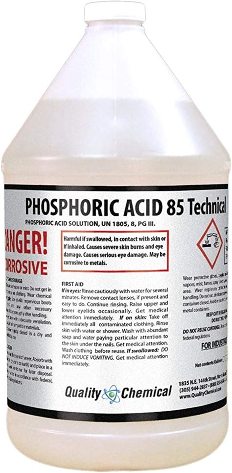 The finish is typical for a phosphoric acid rust remover. With a b