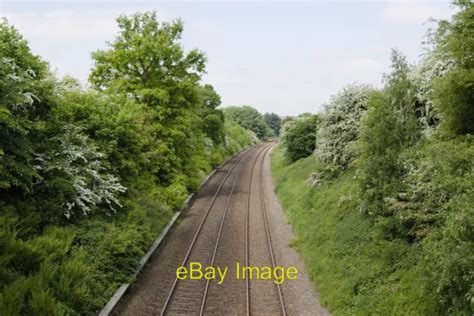 Photo 6x4 Railway Line from Campbell Road overbridge …