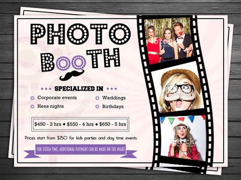 Photo Booth Flyer Template