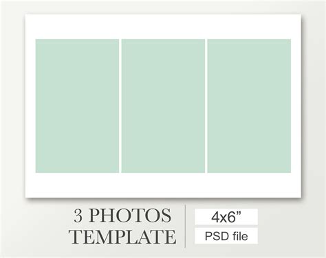Photo Collage Postcard Template