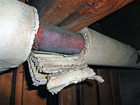 Photo Guide to Asbestos Pipe Insulation