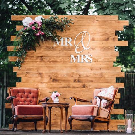Photo booth for wedding. You can rent a photo booth for your wedding, and guests can take silly pictures and then write their advice and congratulations on the back of the … 