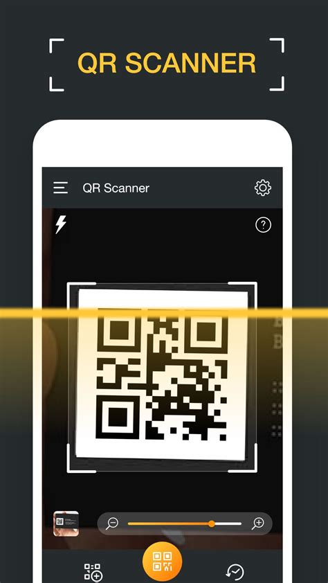 Once installed, here's how to scan QR codes using QR & Barcode Scanner: Launch the app and allow it access to your on-device media when prompted. Point your phone to the QR code, ensuring it fits in the square box on the screen. If the code is at a distance, use the magnifier at the bottom to zoom in and scan the code.. 