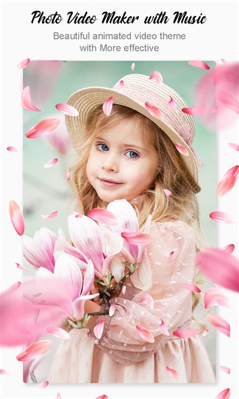 Photo video maker with music.  &bull; Adjust the format and share with your friend...