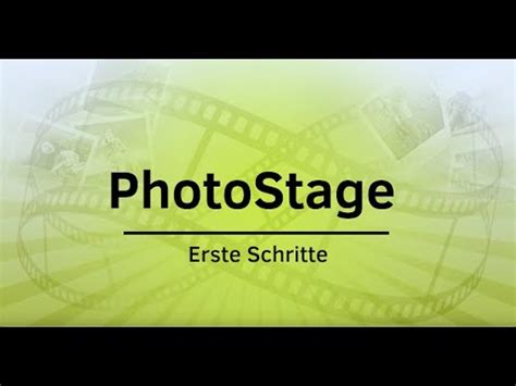 PhotoStage Diashow-Programm - Einführung - YouTube