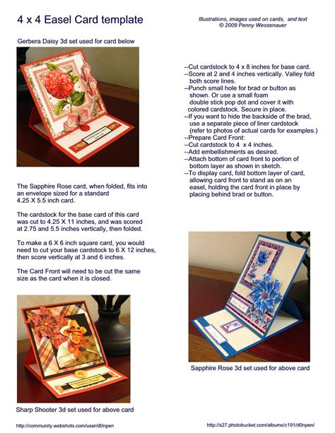 Photobucket Fancy fold cards, Step cards, Easel cards