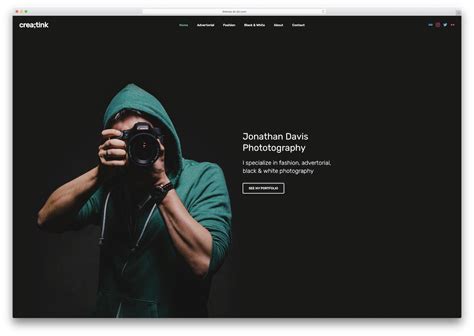 Photography Business Website Template
