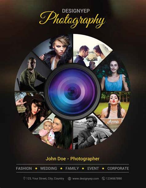 Photography Flyer Template 41+ Free PSD Format Download! Free