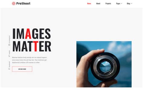 Photography Website Template Download For Free Designhooks