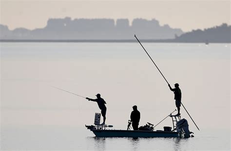 Photos: A hazy morning fishing Quincy Bay