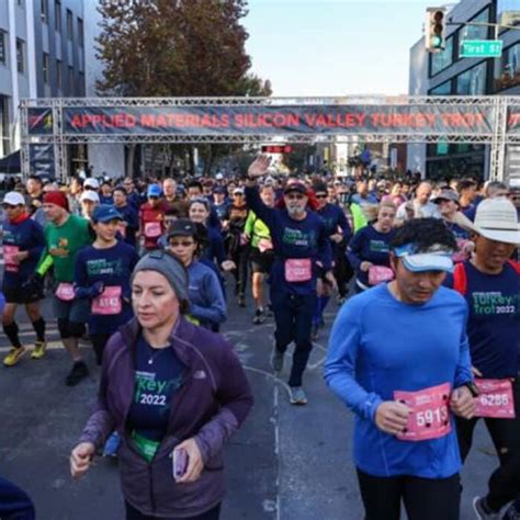 Photos: Bay Area runners race in Applied Materials Silicon Valley Turkey Trot