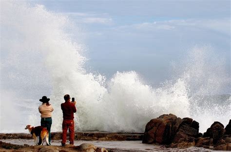 Photos: High surf pounds Monterey coast