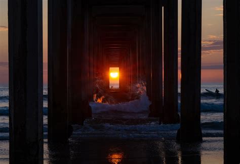 Photos: Rare ‘Scrippshenge’ sunset awes San Diego